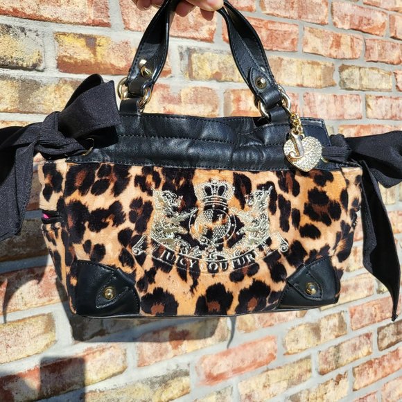 Juicy Couture Handbags - Juicy Couture Leopard Print Mini Daydreamer